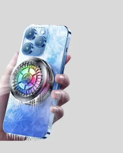 Rgb Işıklı Gaming Telefon Soğutucu Fan Tüm Uyumlu