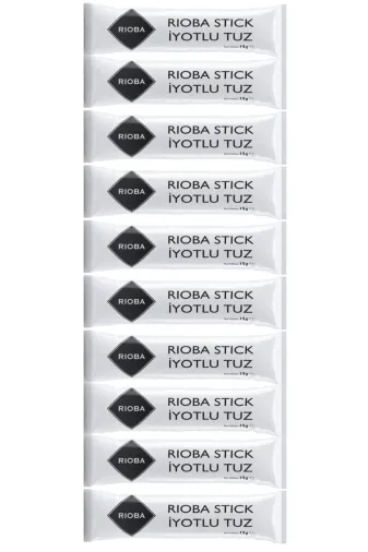 Rioba 8696236428200 Stick İyotlu Sofra Tuzu 1,50 Gram X 200 Adet