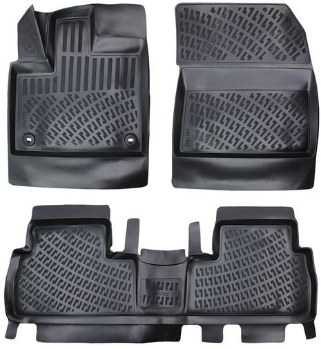 Rizline 44573599 Peugeot Rifter Skypack Paket 3D Havuzlu Paspas 2019 Sonrası Rizli