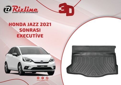 Rizline 8759418 Honda Jazz 2021 Sonrası Executive 3D Bagaj Havuzu N11.5031