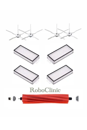 Roboclinic Roborockq7bey9adet Roborock Q7 Max / Q7 Max Plus Uyumlu Beyaz Robot Süpürge Uyumlu 9Adet Yenileme Seti