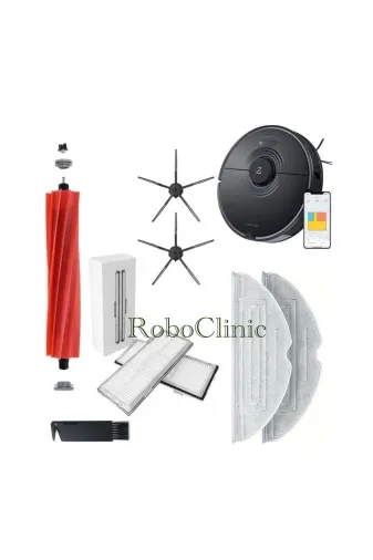 Roboclinic roborocks7s0059 Roborock S7 Siyah Akıllı Robot Süpürge Uyumlu Yenileme Seti.