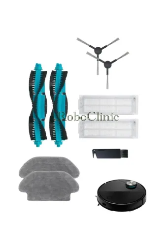 Roboclinic Viomi V3 Robot Süpürge Uyumlu Fırça,filtre,mop Seti-9 Parça