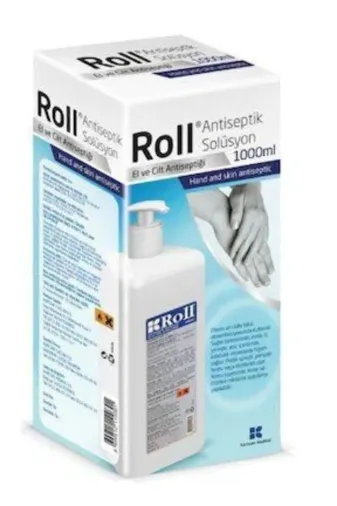 Roll Antiseptik4 Antiseptik Solüsyon El Ve Cilt Antiseptiği Dezenfektanı 1000 Ml - 4 Adet