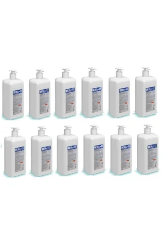 Roll Roll Antiseptik, Dezenfektan, faturalı Antiseptik Solüsyon El Ve Cilt Dezenfektanı 12 Adet 1 Lt