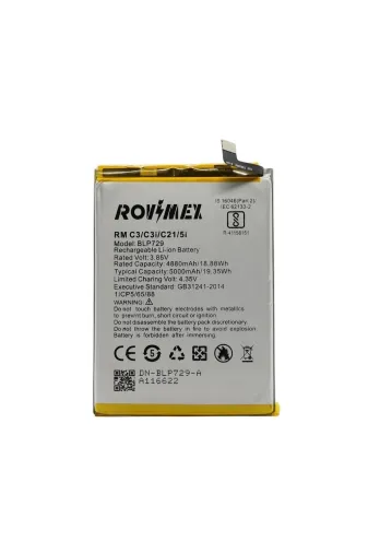 Rovimex instatecrvm419 Realme 3, 3I (Blp693) Batarya Pil