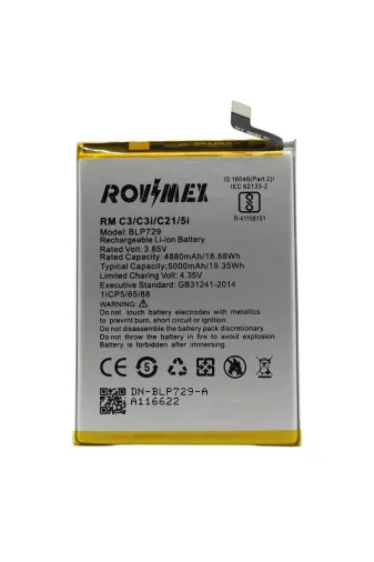 Rovimex TYC00563235830 Realme C3 (Blp729) Batarya Pil
