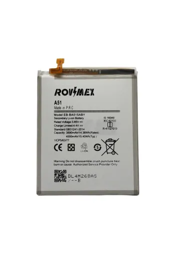 Rovimex TYC00563236077 Samsung Galaxy A51 (Sm-A515F) Batarya Pil