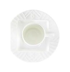 Royal Standart 57855210131132980184975 Superior Bone Porcelain Elix 2 Kişilik Kahve Takımı 85Cc Açık Ahşap