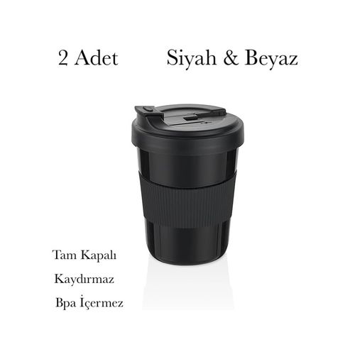 Royal Standart 57855210131431480184975 2 Adet Kahve Bardağı 550 Ml Bpa İçermez Yürüyüş Seyahat Oto Açık Ahşap
