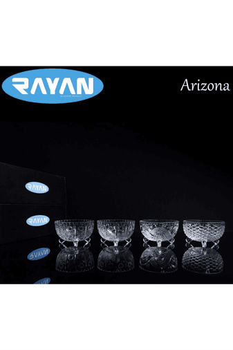 Royaleks Group RT-RY-H-69420 Arizona 6'lı Cam Kase Büyük Royaleks-69420