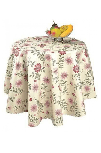 Royaleks Group RT-RY-H-82243 Sermat Hazır Masa Örtüsü 140X140 Cm Yuvarlak Royaleks-Mh69