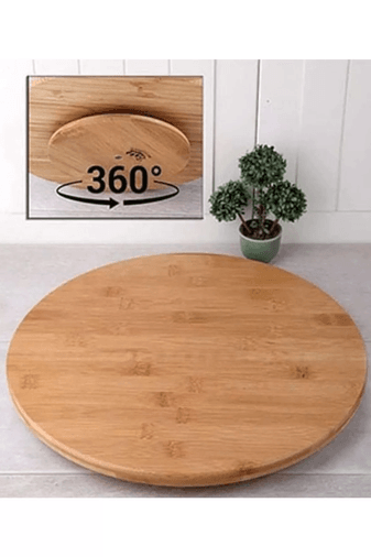 Royaleks Group RT-RYL-H-56061 Dönerli Bambu Pizza Tahtası 32 Cm Royaleks-Dpt32