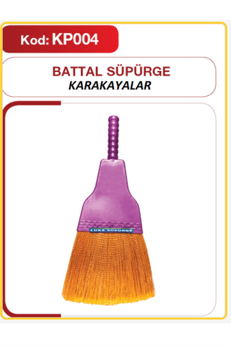 Royaleks Group RT-RYL-H-57116 Karakayalar Plastik Süpürge (Battal) Royaleks-Kp-004