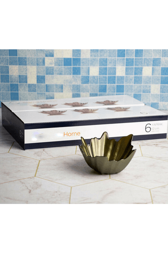 Royaleks Group RT-RYL-H-81229 6'lı Yaprak Şekilli 13 Cm. Cam Kase Royaleks-Smg05926