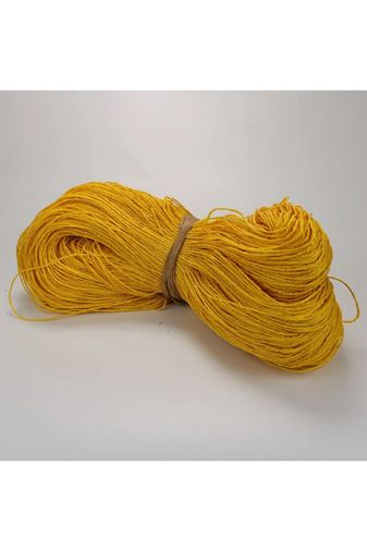 Royaleks Group RT-RYL-HMR17468 Sarı Renk Çile Kağıt İp Çanta Ipi Supla Ipi  No:59 - (550-600 Gr)