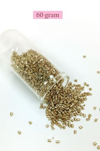 Royaleks RT-RYL-BN24095-06-60 Kesme Cam Boncuk 2Mm - 60 Gram - Gold - Bnc356