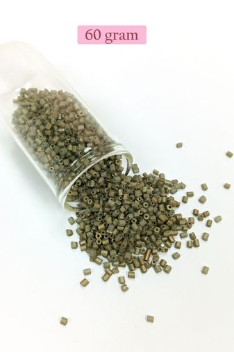 Royaleks RT-RYL-BN24095-15-60 Kesme Cam Boncuk 2Mm - 60 Gram - Mat Asker Yeşili - Bnc365