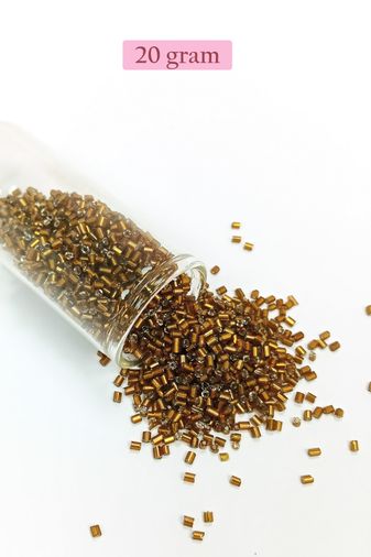 Royaleks RT-RYL-BN24095-22-20 Kesme Cam Boncuk 2Mm - 20 Gram - Koyu Kahverengi -Bnc324
