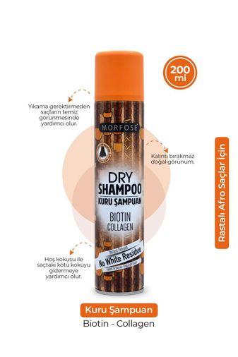 Royaleks RT-RYL-HMR24315 Kuru Şampuan Biotin Collagen 200 Ml - Rastalı Saçlar - Mrfs
