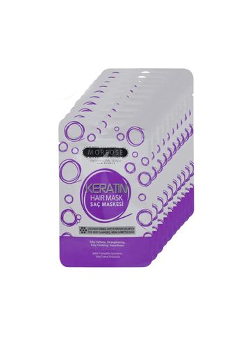 Royaleks RT-RYL-HMR24325 Keratin Saç Maskesi 25 Ml (24 Adet) - Yıpranmış Saçlar İçin - Mrfs