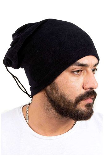 Royaleks RT-RYL-YLDBRP1001 Polar Unisex İpli Bere Ve Boyunluk Siyah