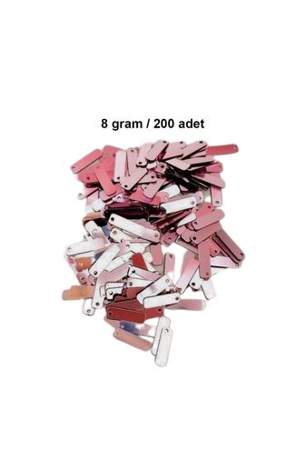 RT-RYL-B-0016-8 Bakır 15 X 5 Mm Dantel Oya Yazma Halhal Abiye Lazer Kesim Pul 200 Adet / 8 Gram