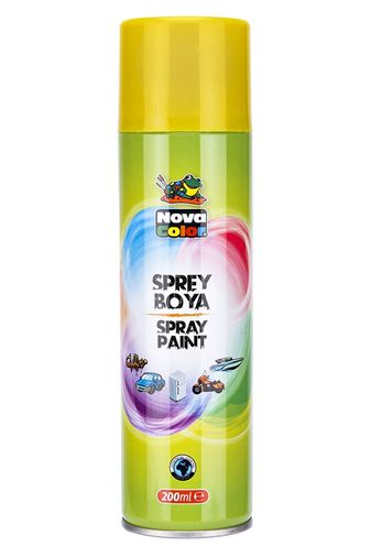 RT-RYL-HMR12904 Nova Color Sprey Boya 200 Ml Sarı