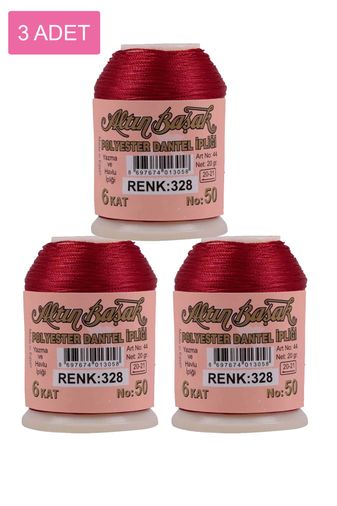 RT-RYL-HMR16769 3 Adet Altınbaşak Oya Ve Dantel İpi 20 Gr - Royaleks - No: 328