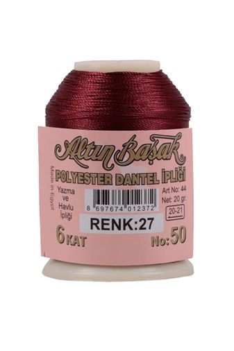 RT-RYL-HMR16772-1 Altınbaşak Oya Ve Dantel İpi 20 Gr - Royaleks - No: 027