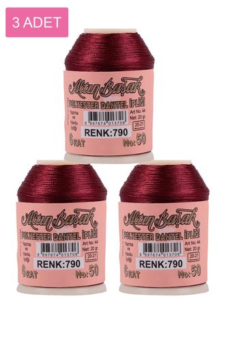 RT-RYL-HMR16774 3 Adet Altınbaşak Oya Ve Dantel İpi 20 Gr - Royaleks - No: 790