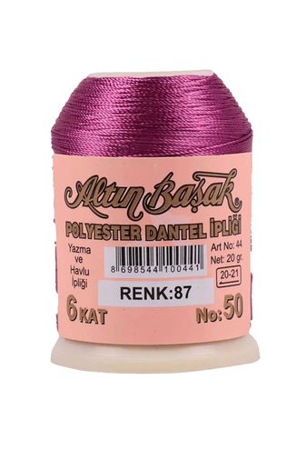 RT-RYL-HMR16806-1 Altınbaşak Oya Ve Dantel İpi 20 Gr - Royaleks - No: 087