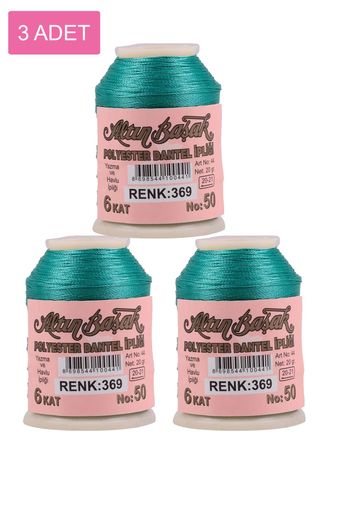 RT-RYL-HMR16840 3 Adet Altınbaşak Oya Ve Dantel İpi 20 Gr - Royaleks - No: 369