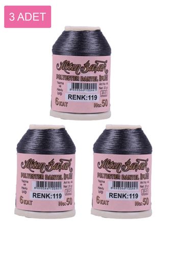 RT-RYL-HMR16858 3 Adet Altınbaşak Oya Ve Dantel İpi 20 Gr - Royaleks - No: 119