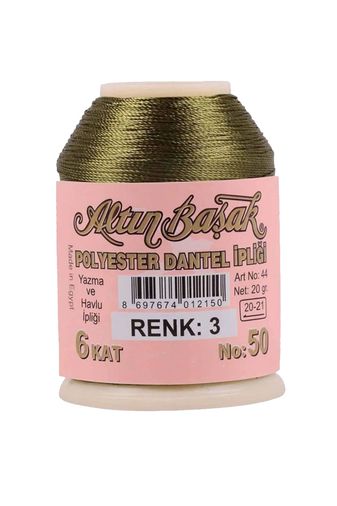 RT-RYL-HMR16868-1 Altınbaşak Oya Ve Dantel İpi 20 Gr - Royaleks - No: 003