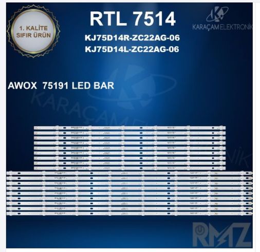 RTL-7514 Awox 75" Tv Bar Led Takımı