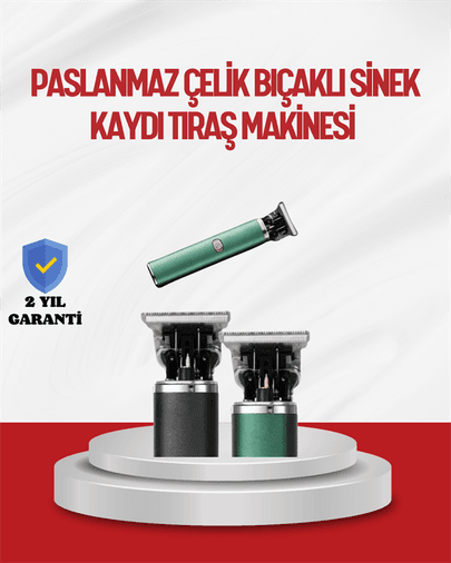 Saç Sakal Ense Paslanmaz Çelik T-Bıçak Vücut Tıraş Makinesi