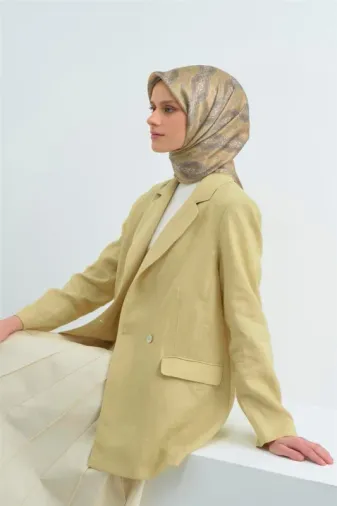 Saf İpek Sura Eşarp 9522D 83