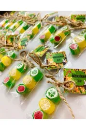 Safari Temalı Doğum Günü, Babyshower, Yaş Günü Hediye Şeker 100 Adet