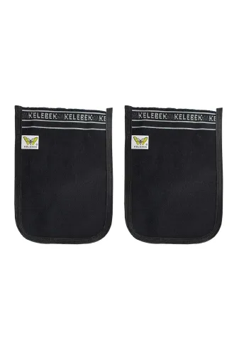 SAFE GROUP TYBB0KF5JW8QCYUG00 2 Adet Osmanlı Kalın Siyah Banyo Hamam Kesesi 25X17 Cm