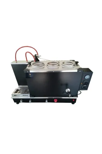 Safir 06072024s3lpgsiyah 3 Demlikli Çay Ocağı Siyah Kromat Boyalı Çay Kazanı Elektrik + Tüplü Çay Semaveri Ets Sistemli