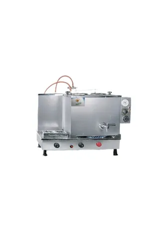 Safir 16072024i2gaz 2 Demlikli İnoks Çay Ocağı İnoks Çay Kazanı Elektrik+Doğalgazlı Çay Semaveri Ce Belgeli Çay Makinesi