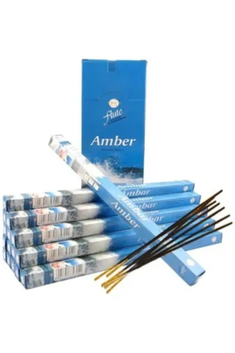 Sakız Ağacı SA55612 Flute Tütsü Amber 6 X 20 Çubuk