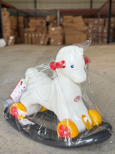 Sallanan At Hızlı Tay 2In1 Tekerlekli Siyah