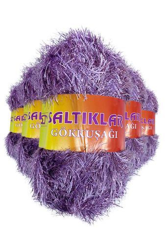 SALTIKLAR RT-RYL-4-5ARSLGK25 5 Adet Gökkuşağı El Örgü İpi Yünü 25