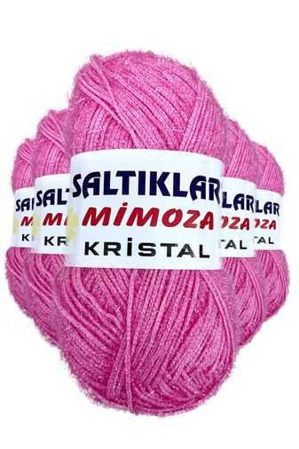 SALTIKLAR RT-RYL-5ARSLMK14 5 Adet Mimoza Kristal Işıltılı Şal Patik Yelek İpi 14