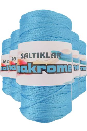 SALTIKLAR RT-RYL-5ARSLTMKRM3050 5 Adet Polyester Makrome İpi 3050 Mavi 100 Gr