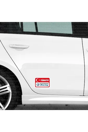 Samsa İsg SmsİsgSticker0137 Araba Sticker Etiket Volkswagen Racing Türkiye Sticker Etiket 15X10Cm
