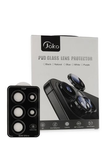 Samsung Galaxy S23 Ultra PVD Metal Kamera Lens - Siyah