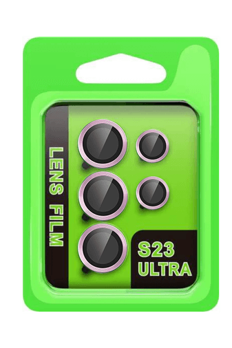 Samsung Galaxy S23 Ultra Raze Metal Kamera Lens - Lila
